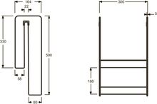 Полка Jacob Delafon  30 см  E6D070-S38 - 2