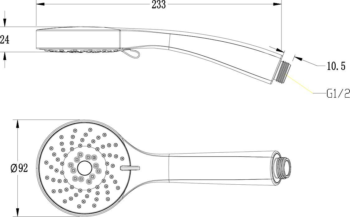 Душевая лейка Lemark   LM0813C - 1