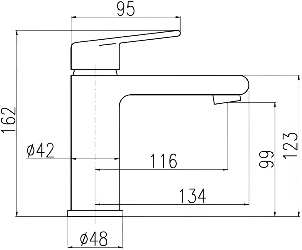 Смеситель для раковины Rav Slezak Colorado белый - золото CO128.5BZ - 1