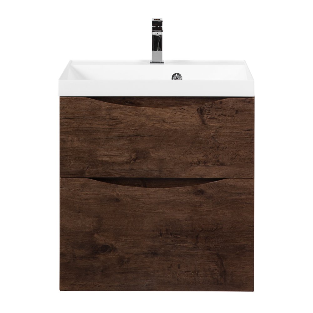 Тумба с раковиной BelBagno Marino 60 темное дерево - 0