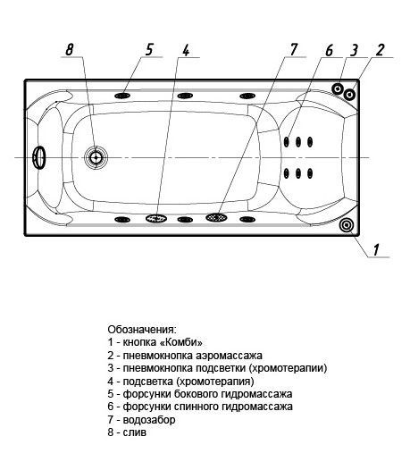 Альфа 140 пустая с фр.экр. (слив слева, вклеенный каркас) ALF140-0000005 - 5