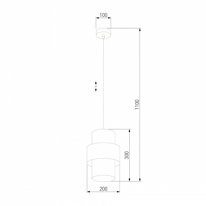 Подвесной светильник TK Lighting Calisto 849 Calisto - 1