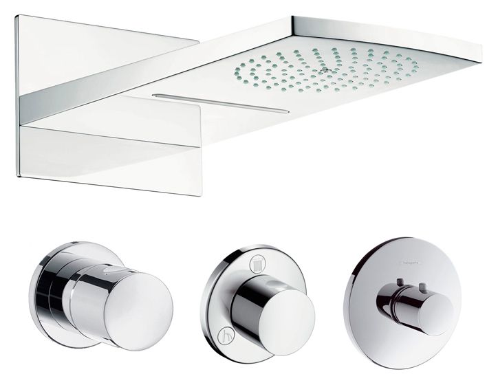 Верхний душ Hansgrohe Raindance Rainfall 180 AIR 2jet 28433000 - 0