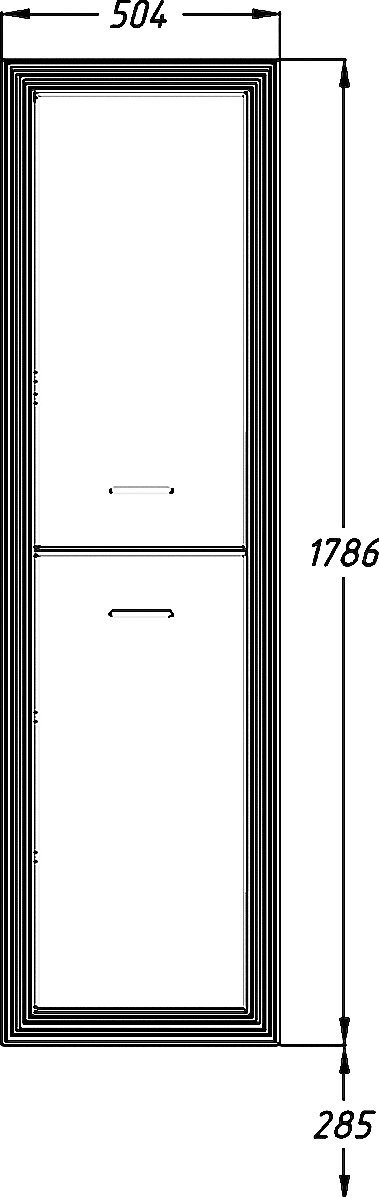 Шкаф-пенал Opadiris Карат золотая патина Z0000003939 - 10