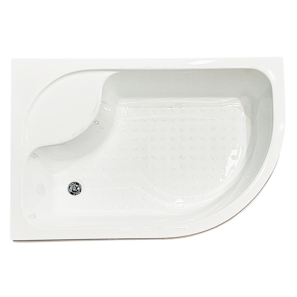 Душевой уголок Royal Bath 120x80 L профиль черный стекло матовое RB8120BK-C-BL-L - 2