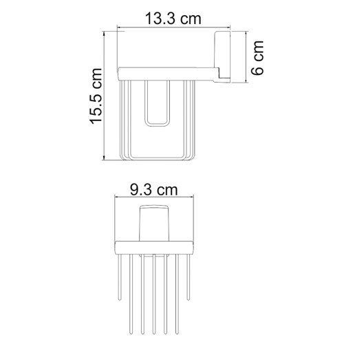 Держатель освежителя воздуха Wasserkraft Exter (5245) K-5245 - 2