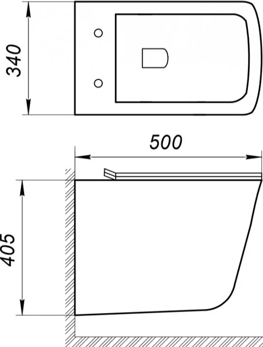 Унитаз подвесной безободковый BelBagno MARMI BB052CHR/BB052SC - 3