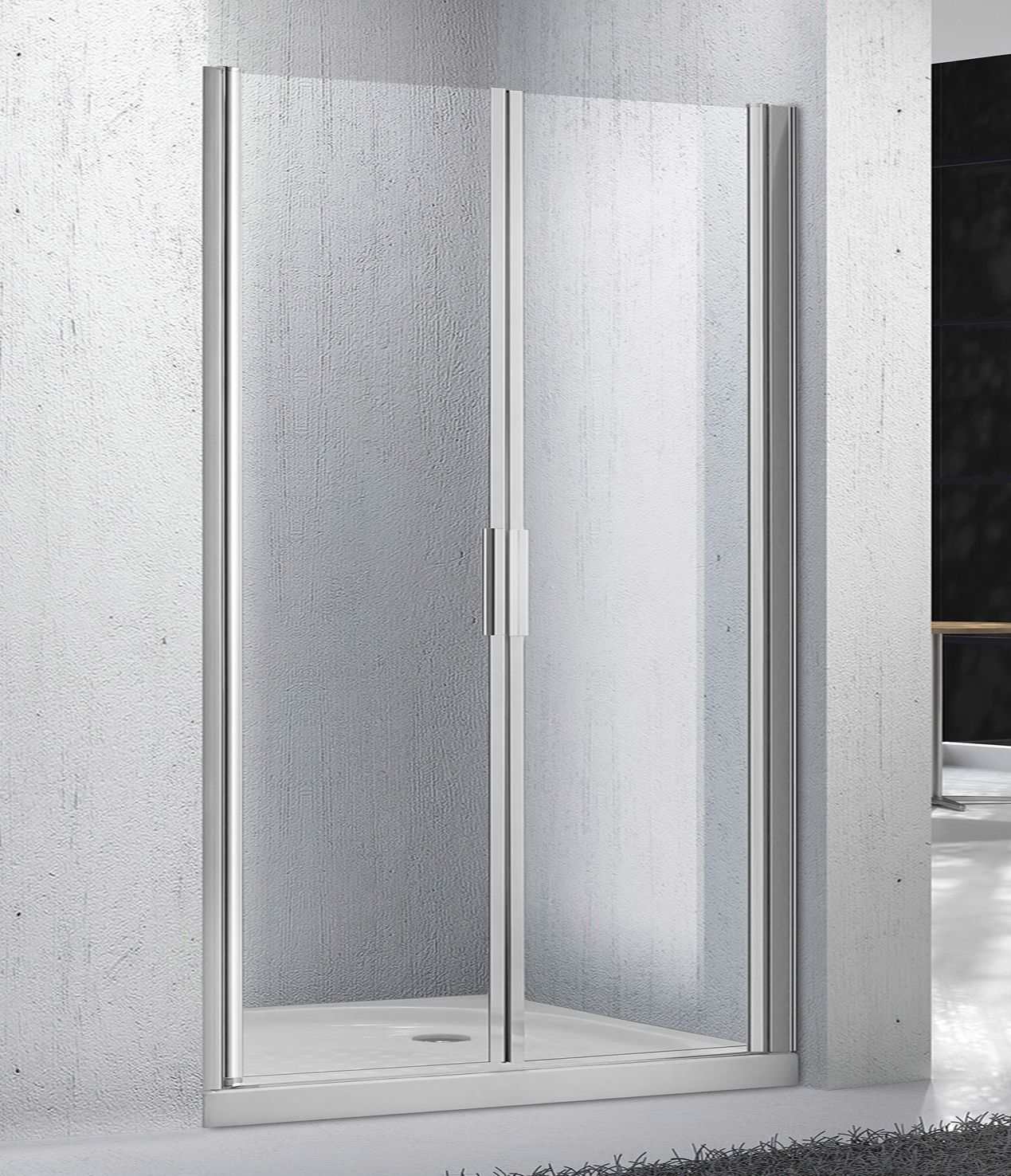 Душевая дверь в нишу BelBagno Sela B 2 120 C Cr SELA-B-2-120-C-Cr - 1