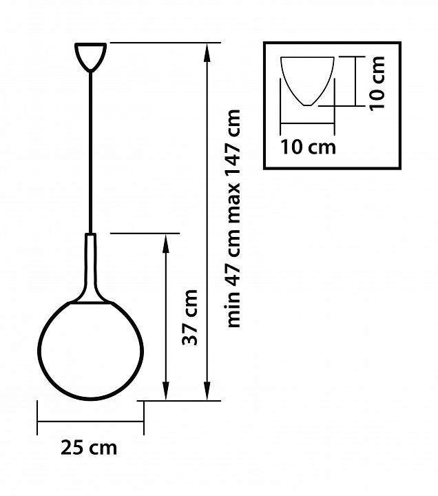 Подвесной светильник Lightstar Globo 813033 - 2