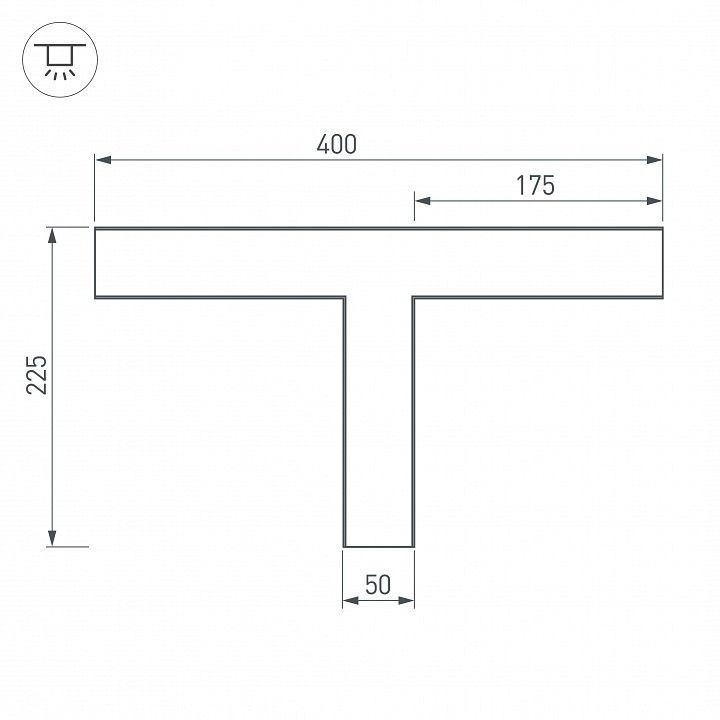 Коннектор T-образный Arlight SL-Line-5035 030117 - 2