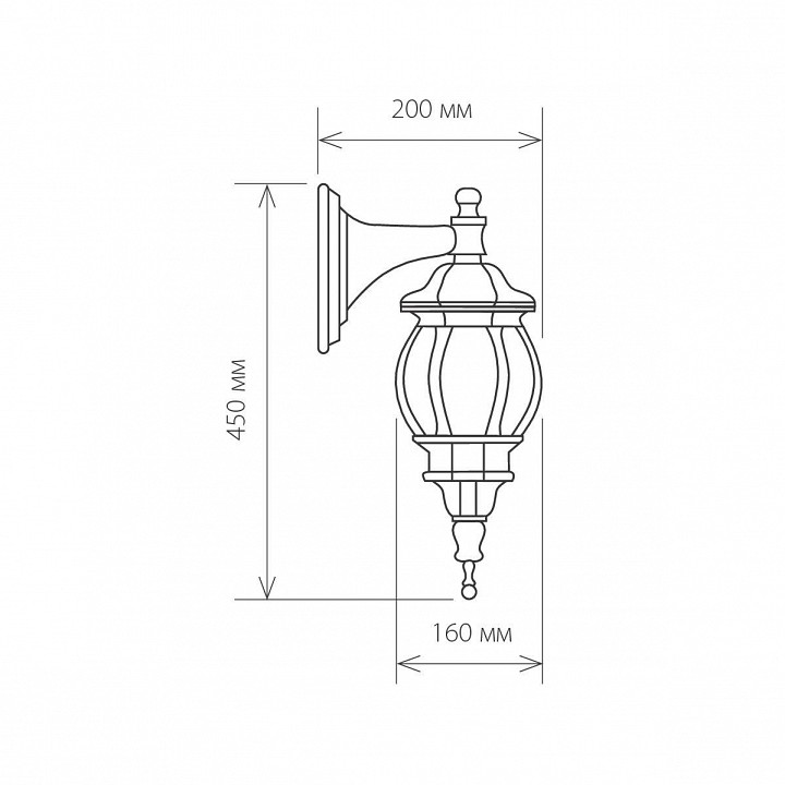 Светильник на штанге Elektrostandard Farola GL 1001D - 2