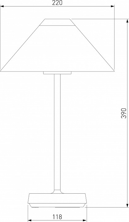 Настольная лампа Elektrostandard Mistery TL70210 черный a062381 - 2