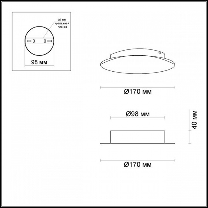 Настенный светодиодный светильник Odeon Light Hightech Solario 3561/6WL - 2