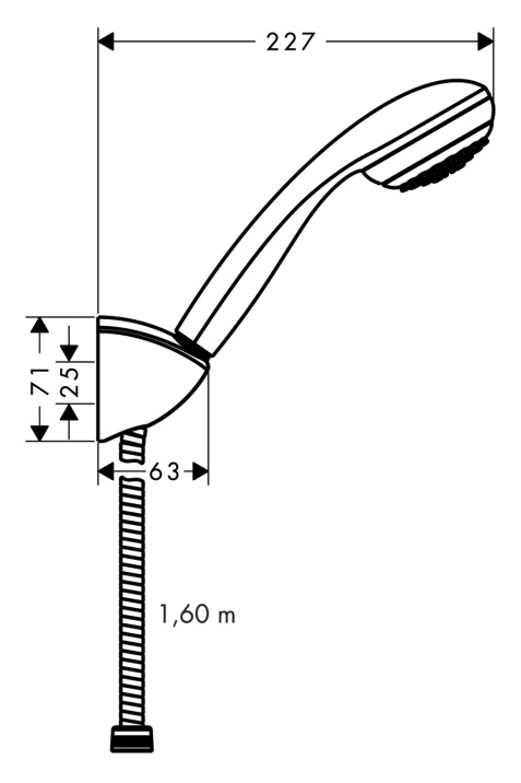 Душевая лейка Hansgrohe  8,5 см  27577000 - 1