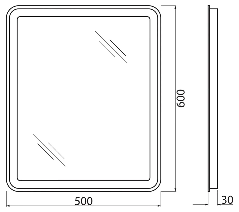 Комплект мебели BelBagno Kraft 39 70 темное дерево - 13