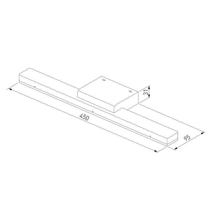 Подсветка для зеркала Elektrostandard Protect a052870 - 3