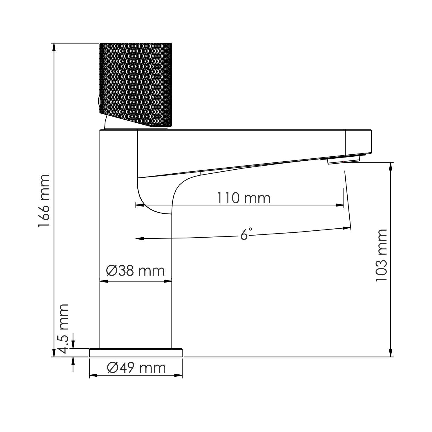 Смеситель для раковины WasserKRAFT Mosel хром 4603 - 3