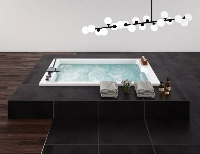 Акриловая ванна Cezares Plane Duo 190x145  PLANE_DUO-190-145-51 - 1