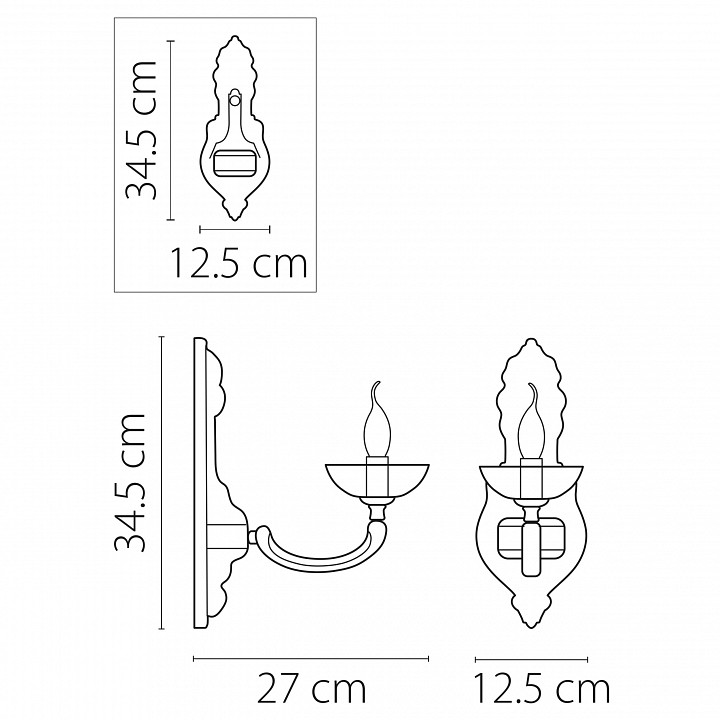 Бра Osgona Barcato 697612 - 1