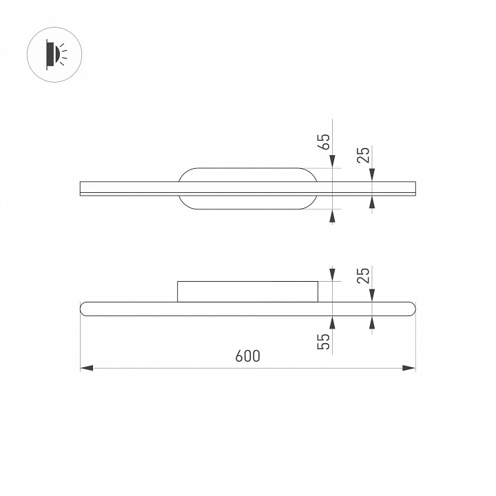 Подсветка для зеркала Arlight TENERO 37465 - 3