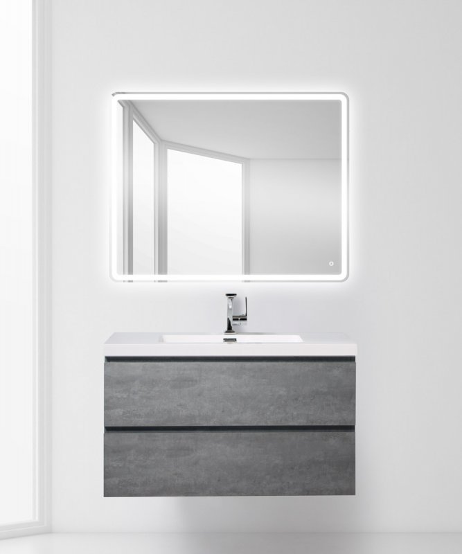 Тумба под раковину BelBagno Luce 100 серый LUCE-1000-2C-SO-SCM - 2