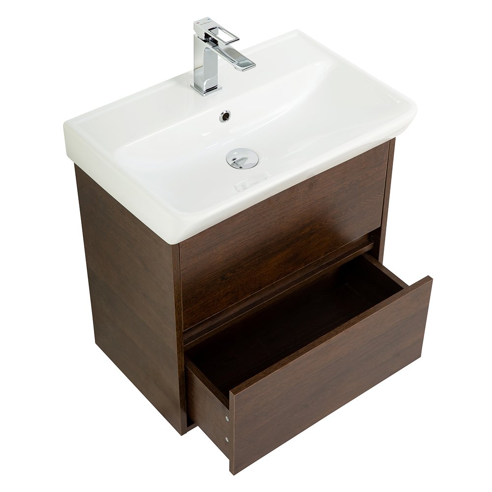 Тумба под раковину BelBagno Neon 50 темное дерево NEON-500-2C-SO-RS - 2