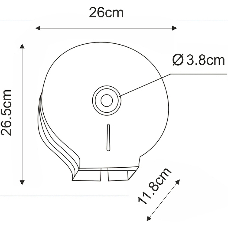 Диспенсер туалетной бумаги WasserKRAFT хром K-10025 - 4