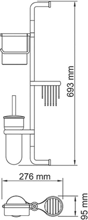 Стойка Wasserkraft K-1438 - 3