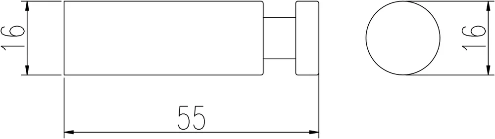 Крючок Rav Slezak Colorado хром 2 шт COA0103/55 - 1