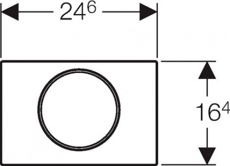 Кнопка смыва Geberit Sigma 10 115.758.KK.5 белый / золото - 2