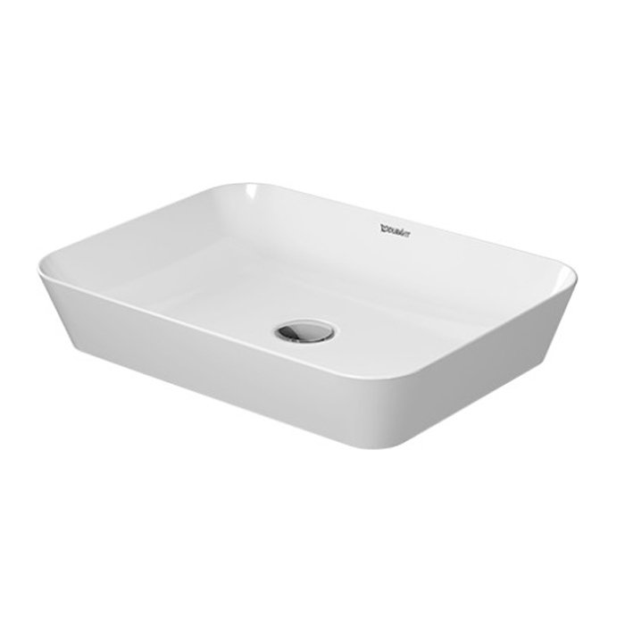 DURAVIT (Cape Cod) Раковина 550 x 400 мм, без площадки под смеситель, без перелива, цвет белый/белый 2347550000 - 0