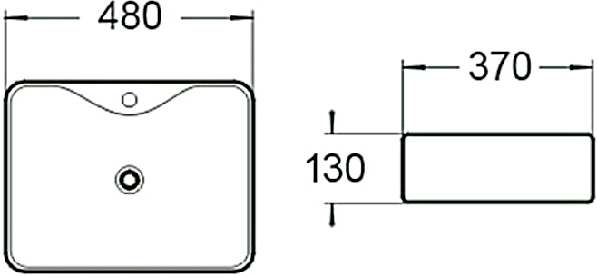 Рукомойник SantiLine SL-1011MB - 1