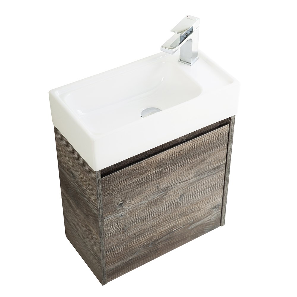 Комплект мебели Belbagno Kraft Mini 50 L темное дерево - 4