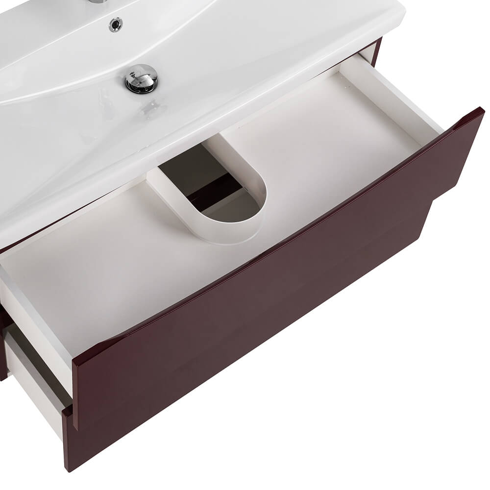 Тумба под раковину BelBagno Marino-Cer 100 бордовый MARINO-CER-1000-2C-SO-BRDL-P - 3