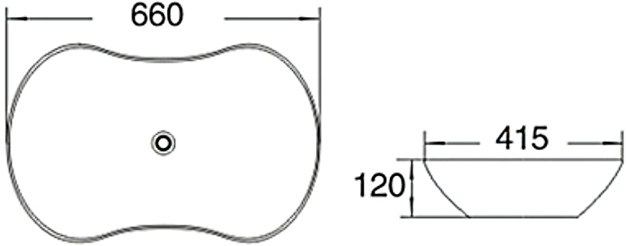 Раковина SantiLine SL-1030 - 1