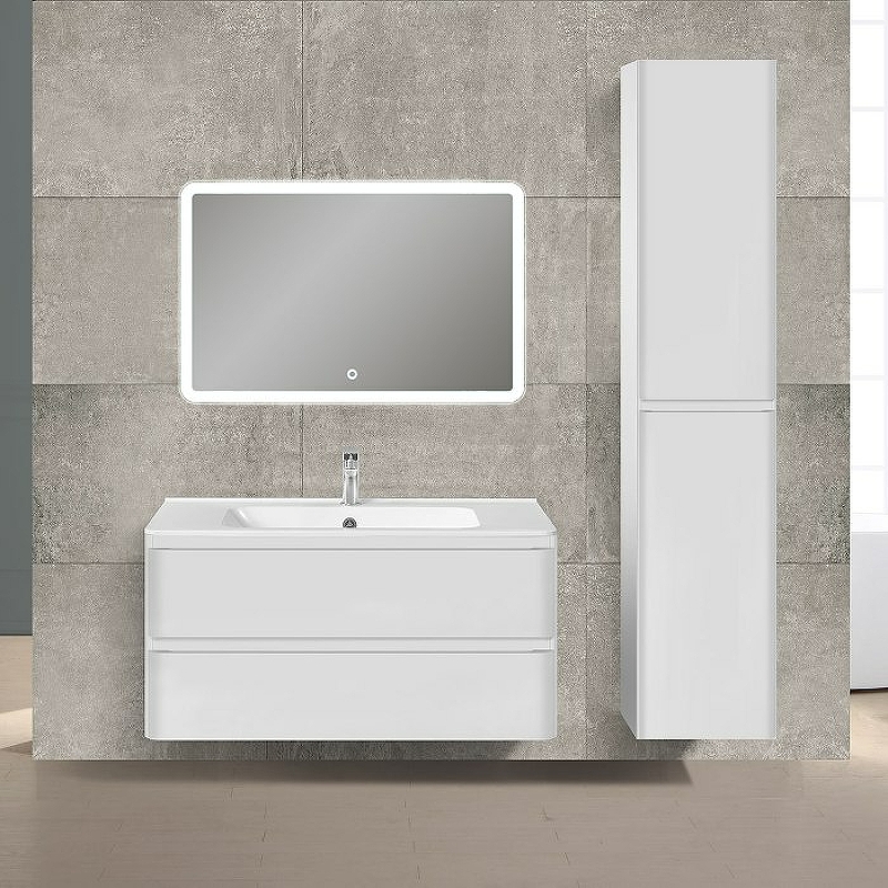 Тумба с раковиной Vincea Vico 100 белая - 1