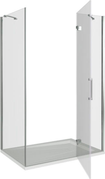Душевой уголок Good Door Saturn WTW+SP правый 140х80х185 см - 2