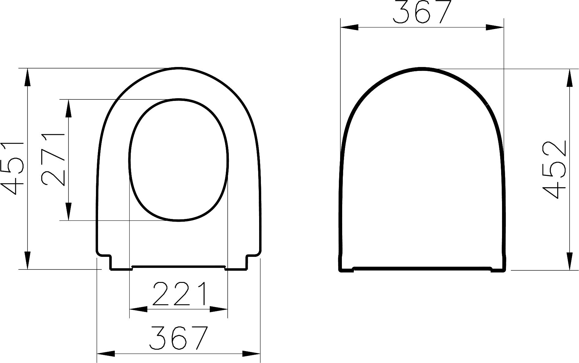 Унитаз подвесной VitrA Nest QuantumFlush 7870B403-0075 безободковый, с микролифтом - 15