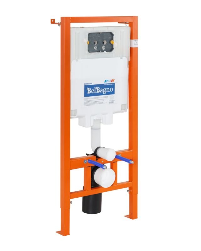 Система инсталляции BelBagno 80 с кнопкой смыва белый BB002-80/BB009-MR-BIANCO - 3