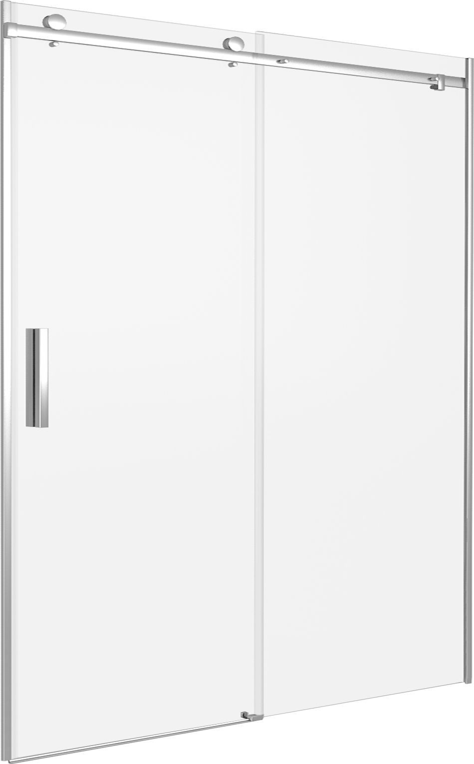 Душевая дверь в нишу Good Door Galaxy WTW-140-C-B профиль черный ГЛ00015 - 2