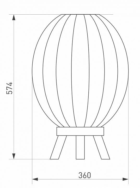 Уличный светодиодный светильник Arlight LGD-Pearl-Boll-H574-12W Warm3000 030005 - 1