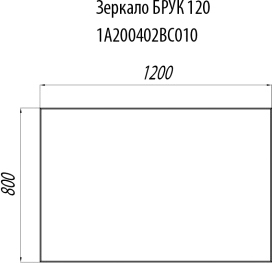 Мебель для ванной Акватон Брук 120 (20+80+20) дуб феррара - 8