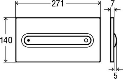 Кнопка смыва Viega Visign for Style 11 белая 597108 - 2