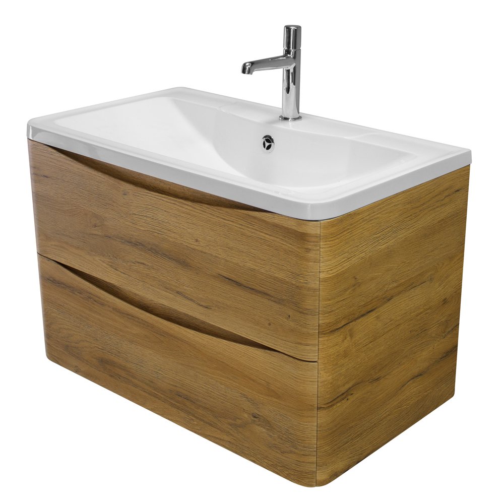 Тумба с раковиной BelBagno Acqua 90 светлое дерево - 1