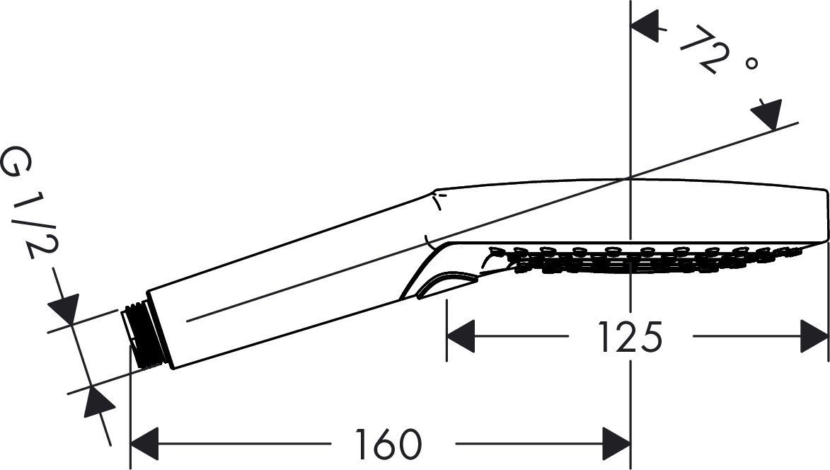 Душевая лейка Hansgrohe Raindance Select S 120 3jet  26530400 - 4