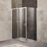 Душевой уголок BelBagno UNIQUE-AH-1-120/135-90-C-Cr