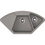 Мойка кухонная Omoikiri Yonaka 98-C leningrad grey 4993714