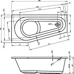 Акриловая ванна Riho Delta 160 R B068001005