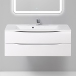 Тумба под раковину BelBagno Marino 120 bianco lucido (MARINO-1200-2C-SO-BL-P)