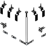 Комплект креплений для экранов Cezares (CZR-SCR-FIX-KIT)